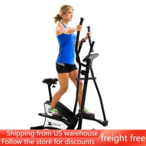 Stepper Fitness EU100 2-in-1 Hybrid Elliptical Trainer Upright Bike Freight Free Equipment Large Body Building Sports